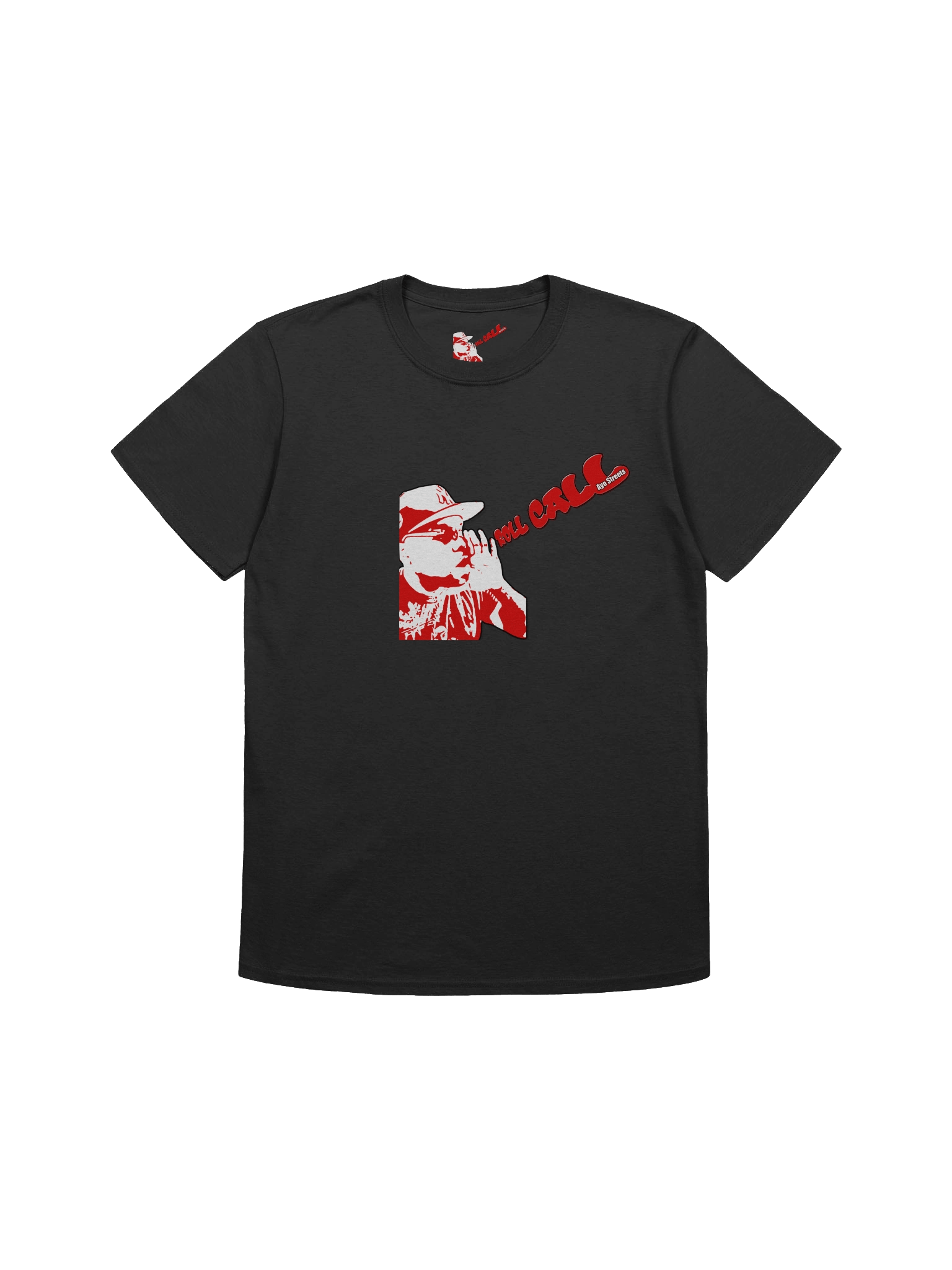 Roll Call Black, Red & white T-Shirt product image (1)