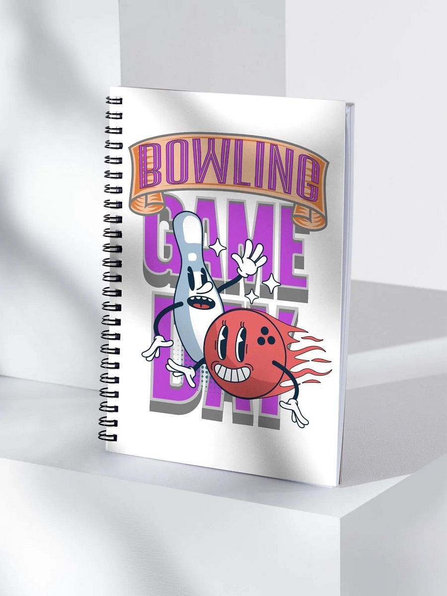 Game Day Bowling Fun Spiral Notebook product image (3)
