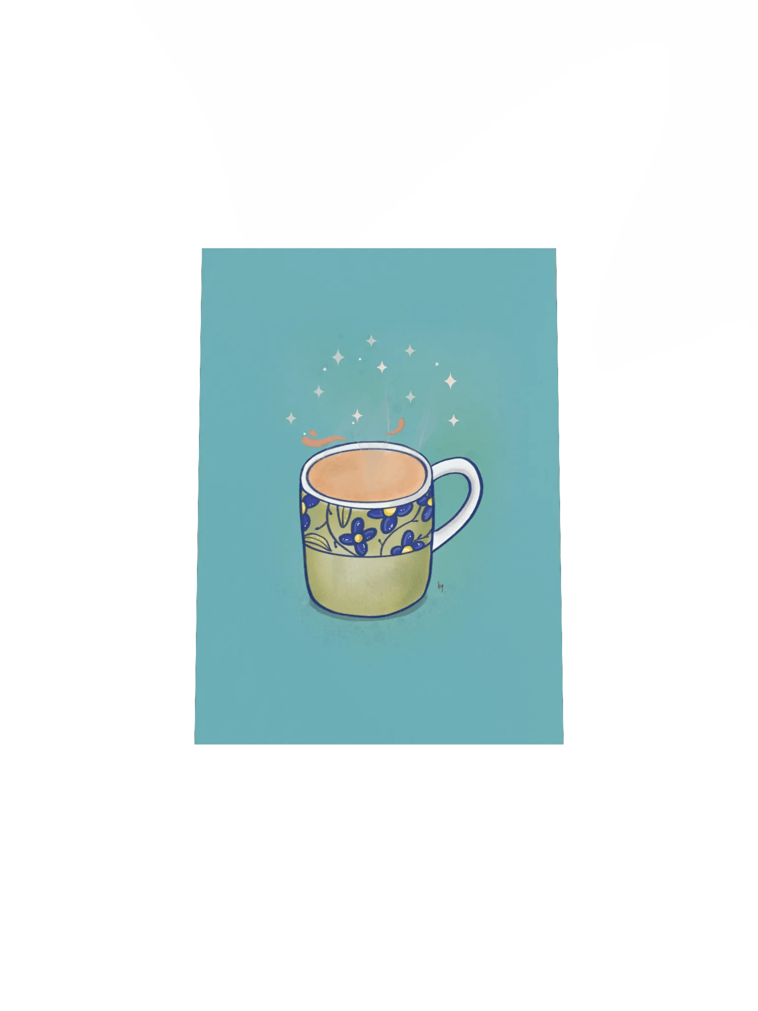 Floral Mug Art Print product image (4)