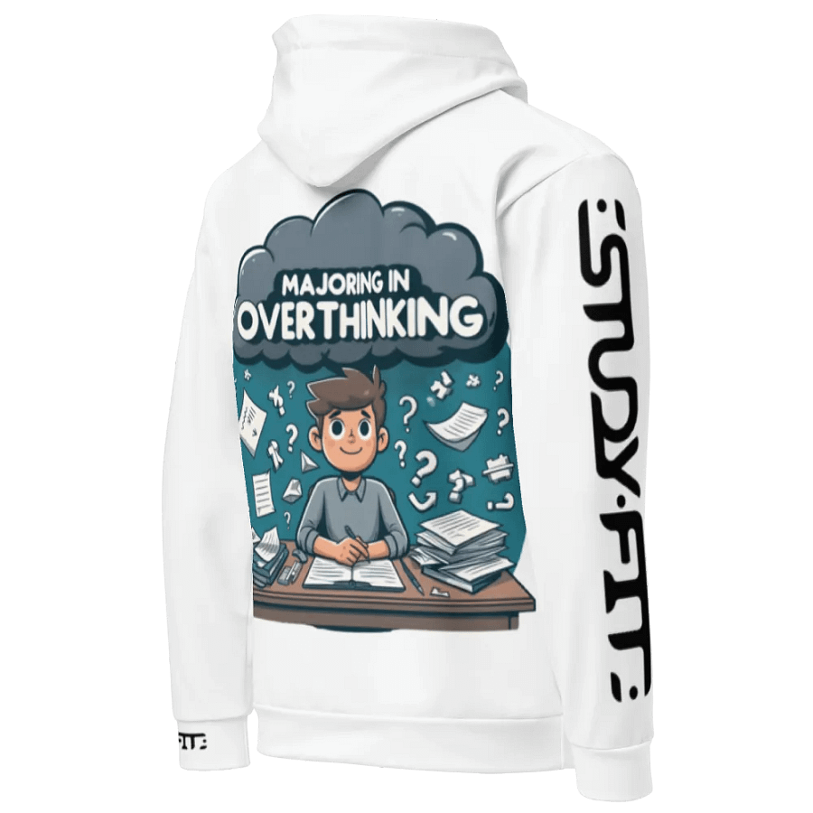 Majoring in Overthinking- Recycled Hoodie product image (4)