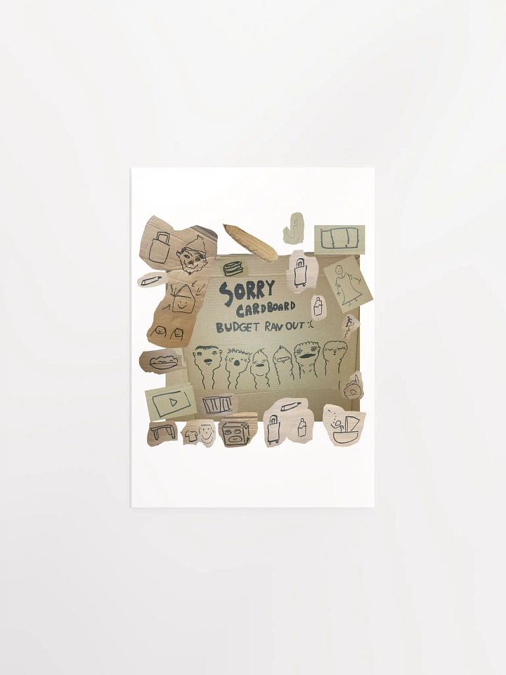 evil cardboard poster product image (1)