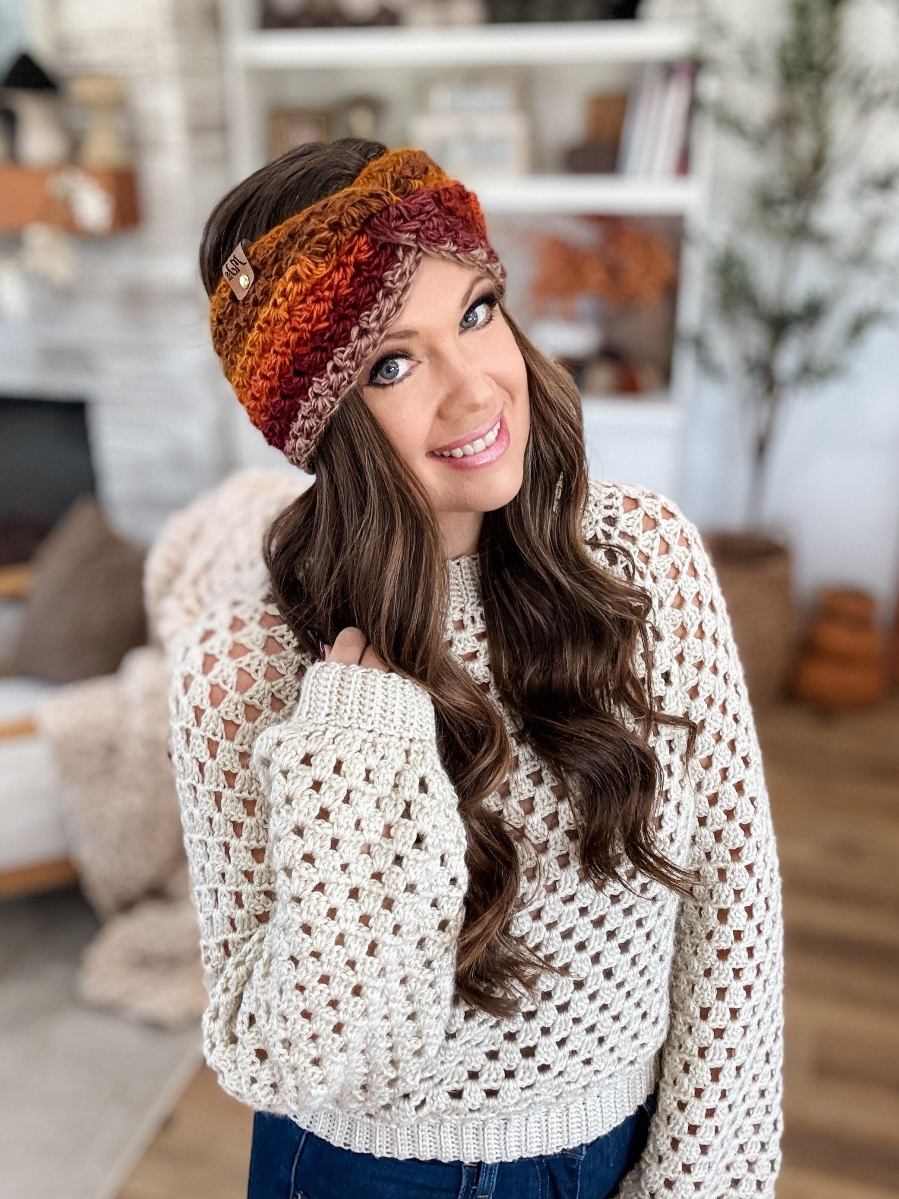 Chunky Suzette Ear Warmer Crochet Pattern product image (7)