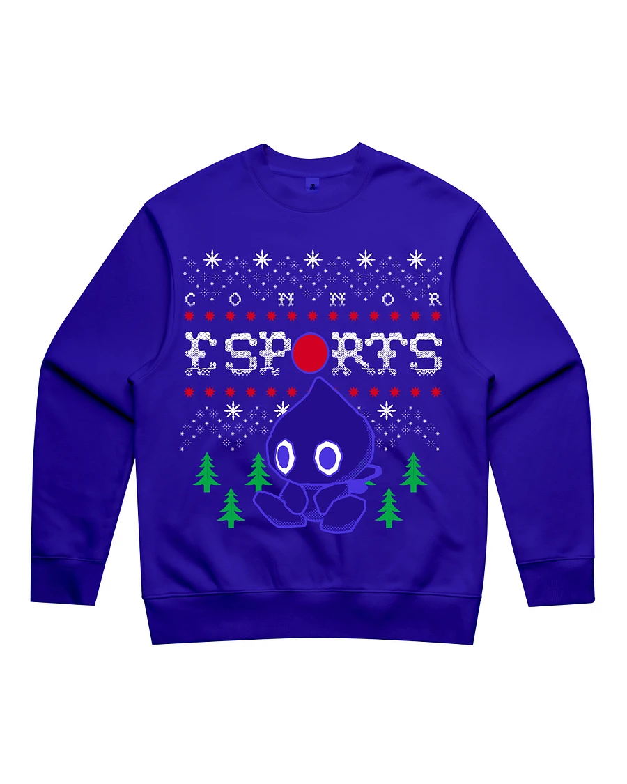 CHAO CHRISTMAS SWEATER- ROYAL BLUE product image (1)