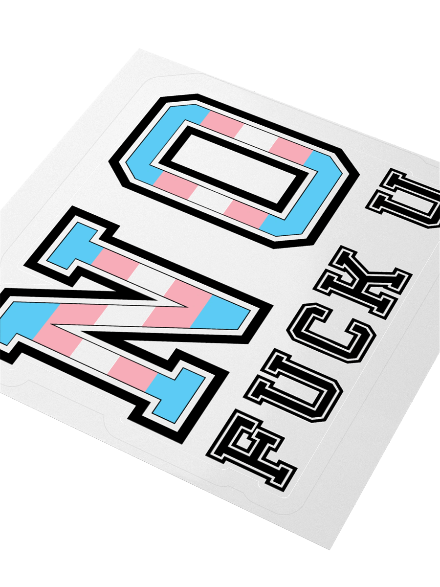 No Fuck U Sticker product image (3)