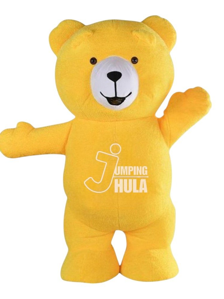 Furr Mascot Teddy Bear Yellow product image (1)
