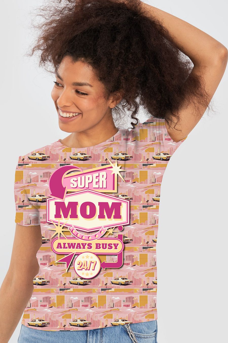 Super Mom All Over Print T-shirt product image (3)