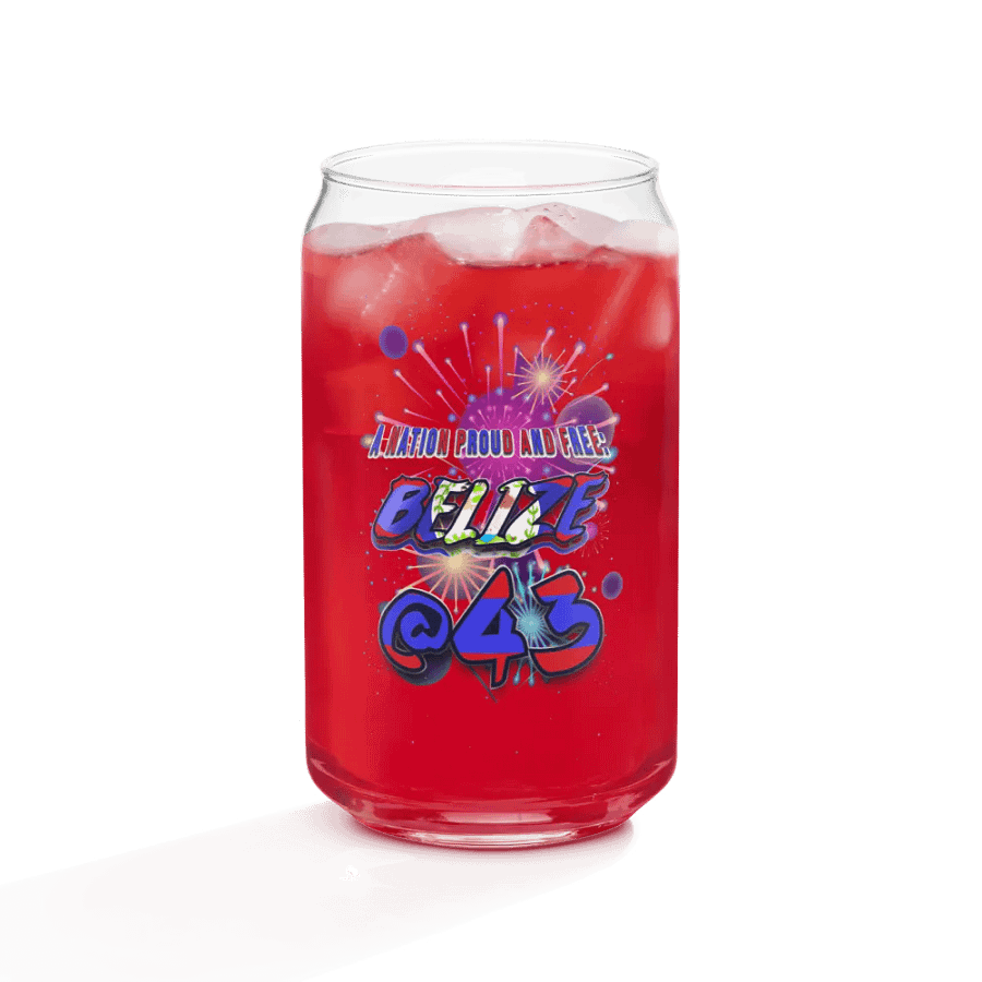 Belize September Celebrations 2024 Can Glass product image (9)
