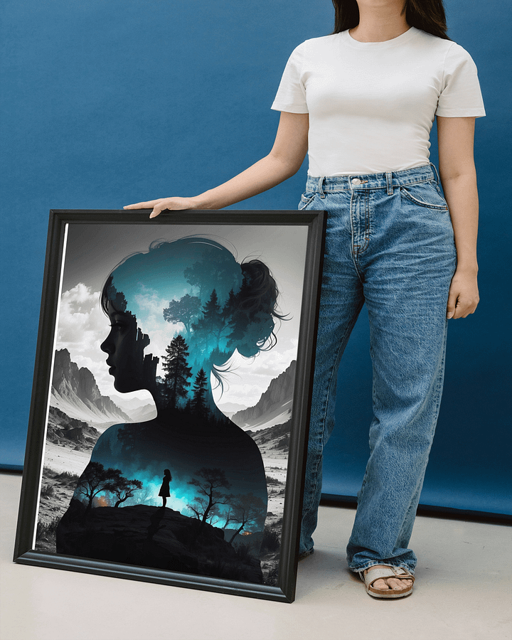 Inner Realm Framed Wall Art Canvas product image (1)