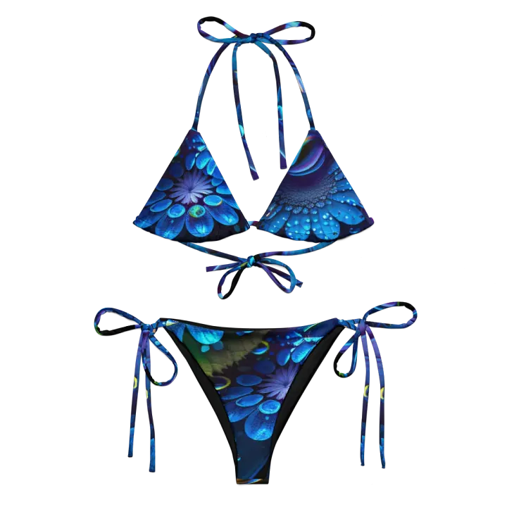 Kawaiikitten Exclusive Premium Dew Drop Deep Blue Bikini product image (1)