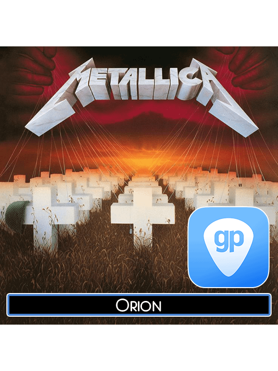 Orion PDF TAB + Backing Track MP3 product image (1)