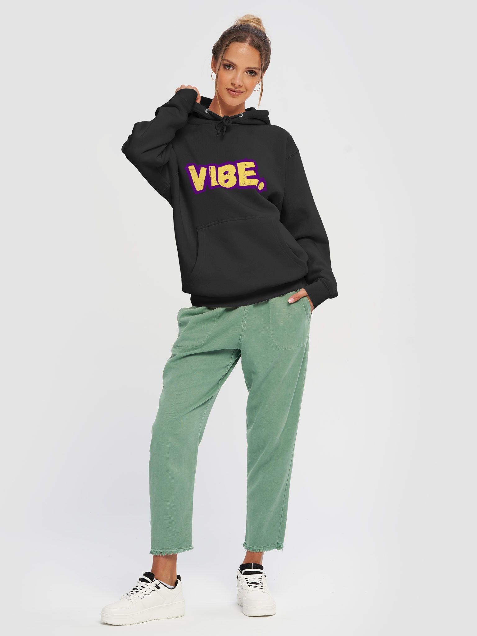 💜 VIBE. Classic Hoodie – Comfort Meets Confidence product image (5)