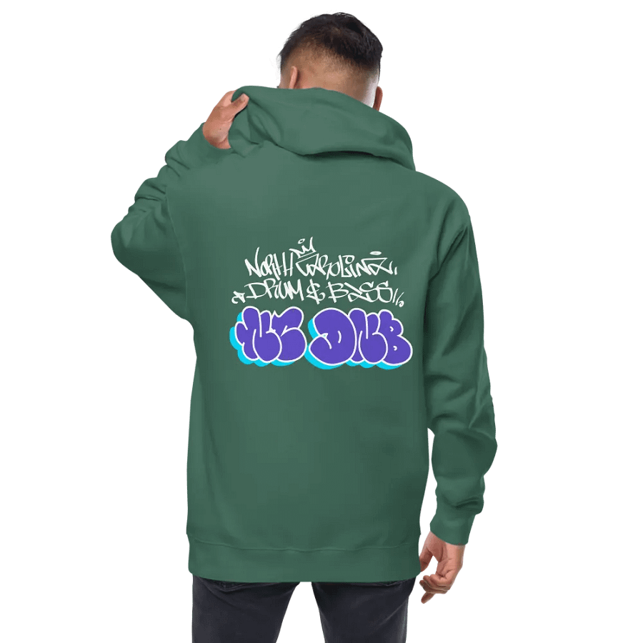 NCDNB Front Embroidered Graffiti Zip-Up Hoodie product image (7)