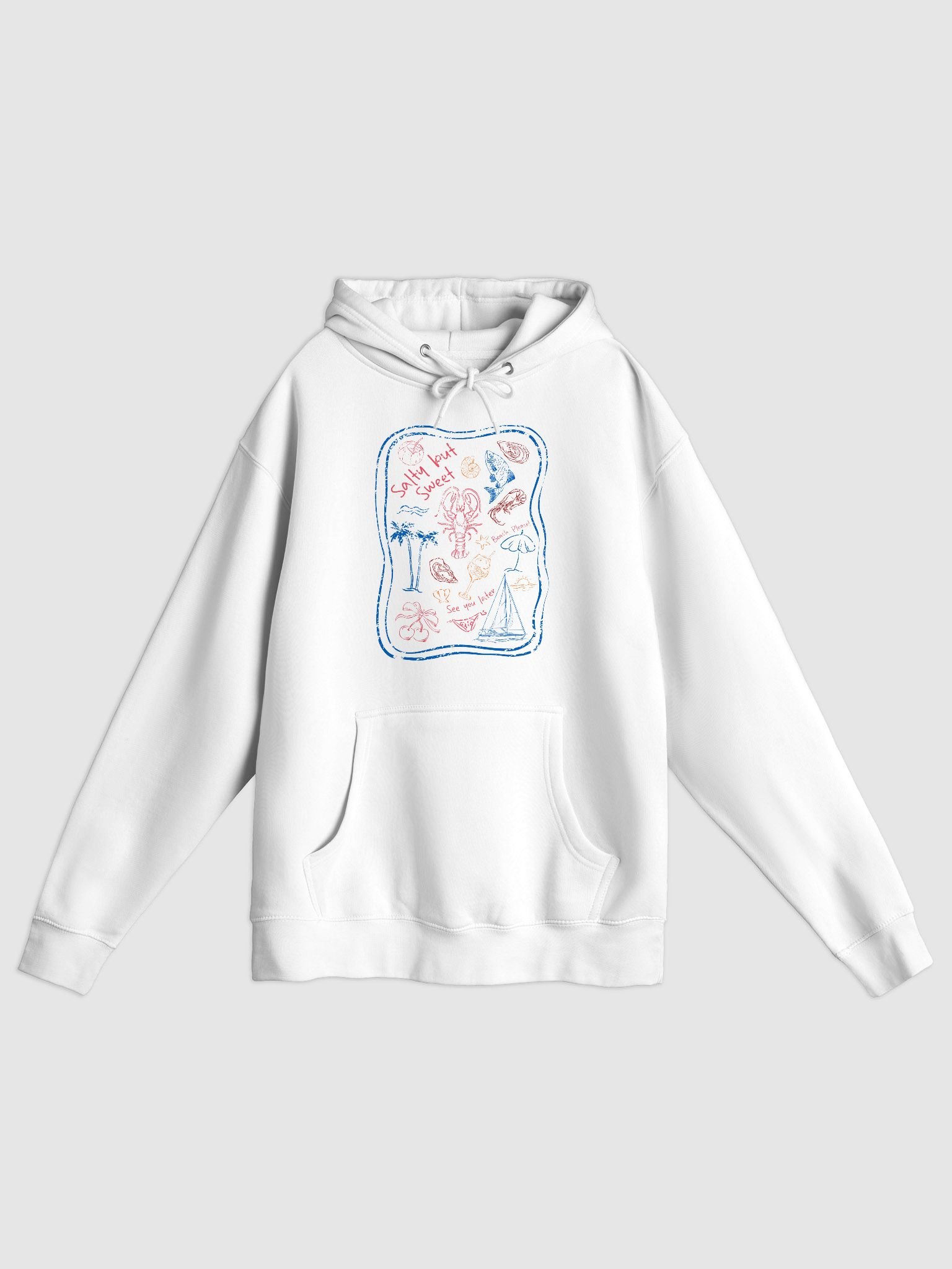 Beach Doodles Paradise Hoodie product image (1)
