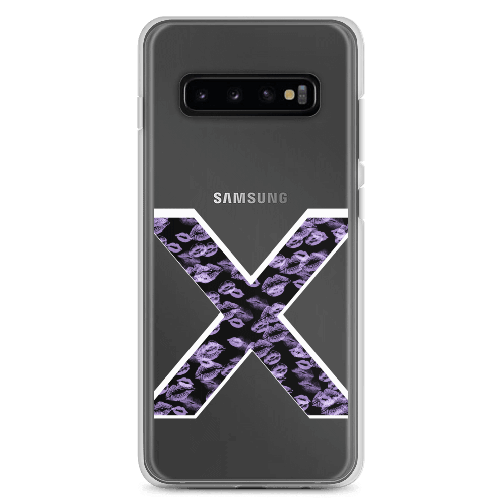 Black X Lilac Lipstick Kisses | Phone Case S product image (1)