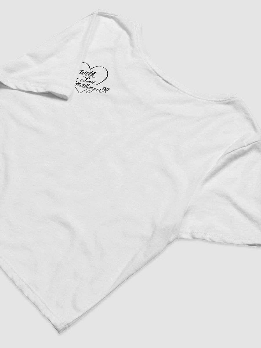 [MATCHING] cyber heart - white baby tee 𓆩🖤𓆪 product image (6)