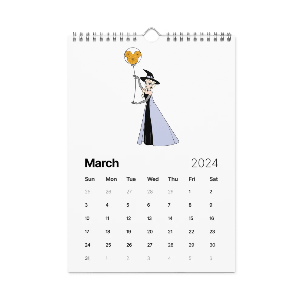 Disney Horror 2024 Wall Calendar product image (9)