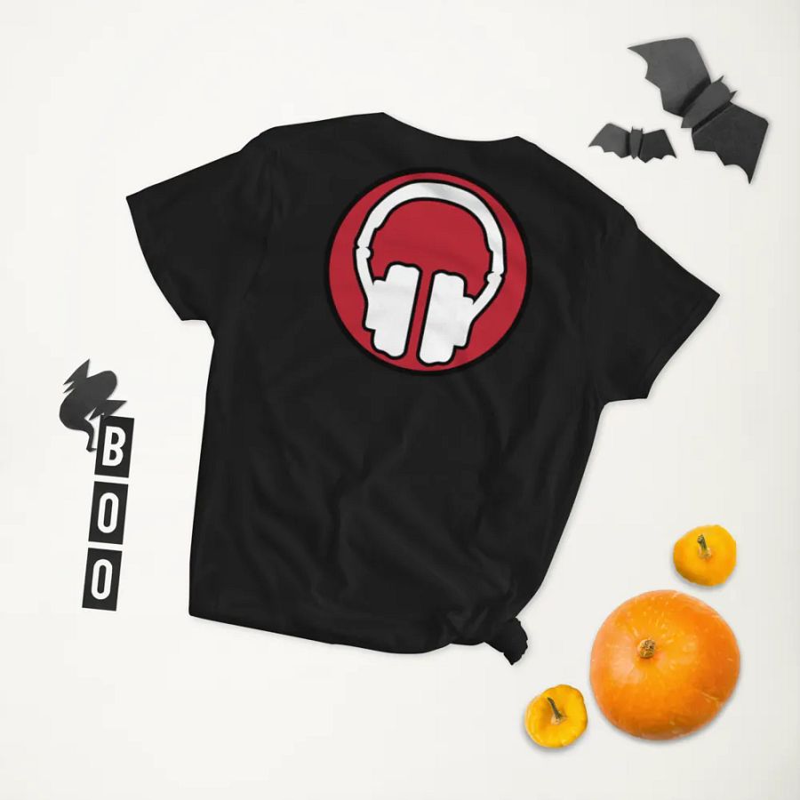 Women's Tribe Front | Headphones Back Print Gildan Middleweight T-Shirt product image (8)