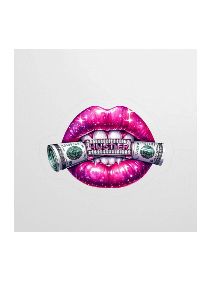 Hustler Lips Kiss Cut Stickers product image (2)