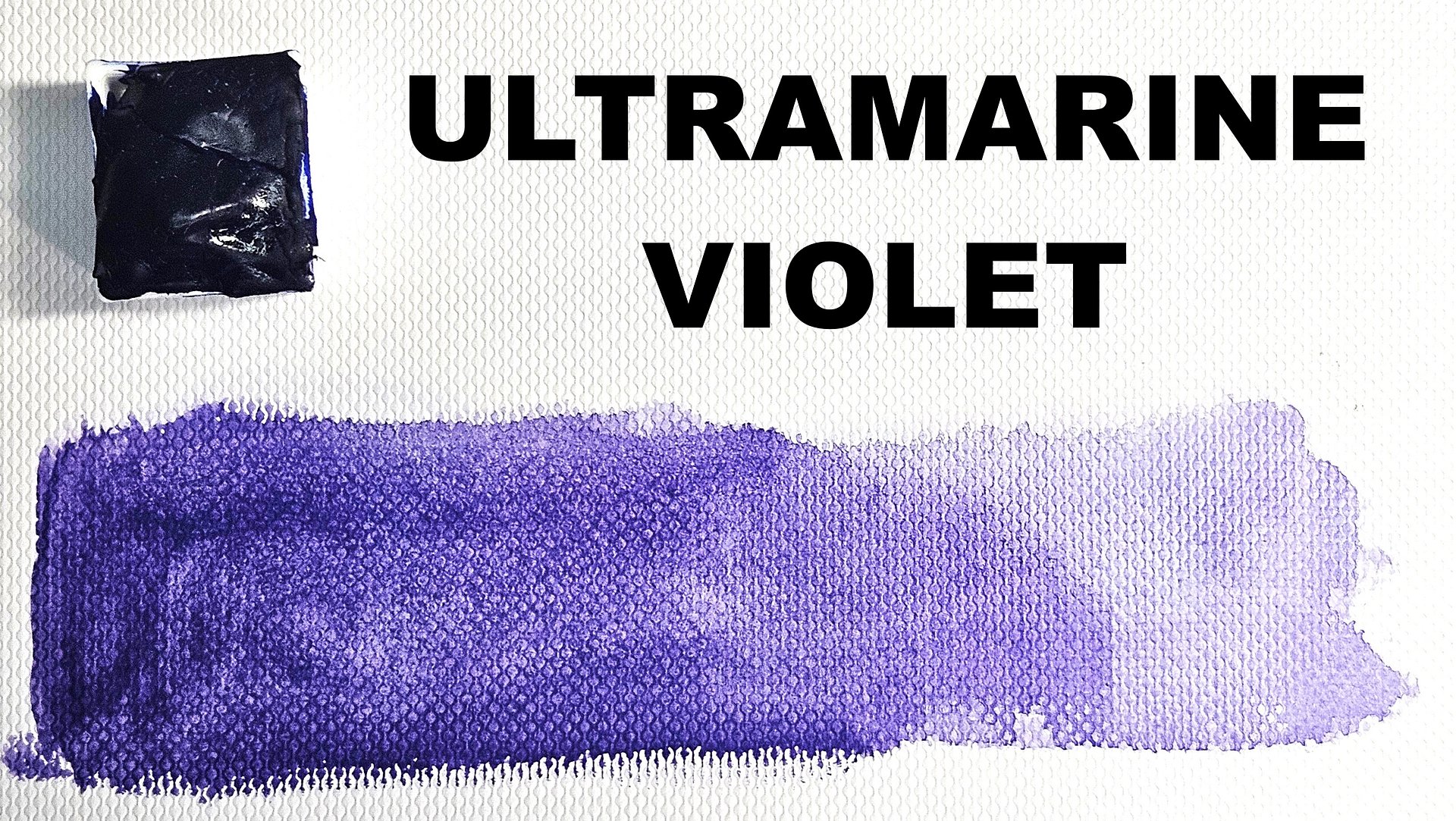Ultramarine Violet Water Color Paint Half Pan product image (1)