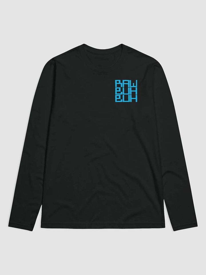 Pixel Logo Long Sleeve: Blue product image (3)