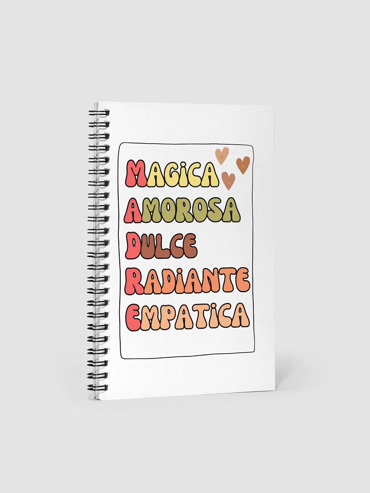 Mother’s day acrostic Boho Design notebook product image (1)