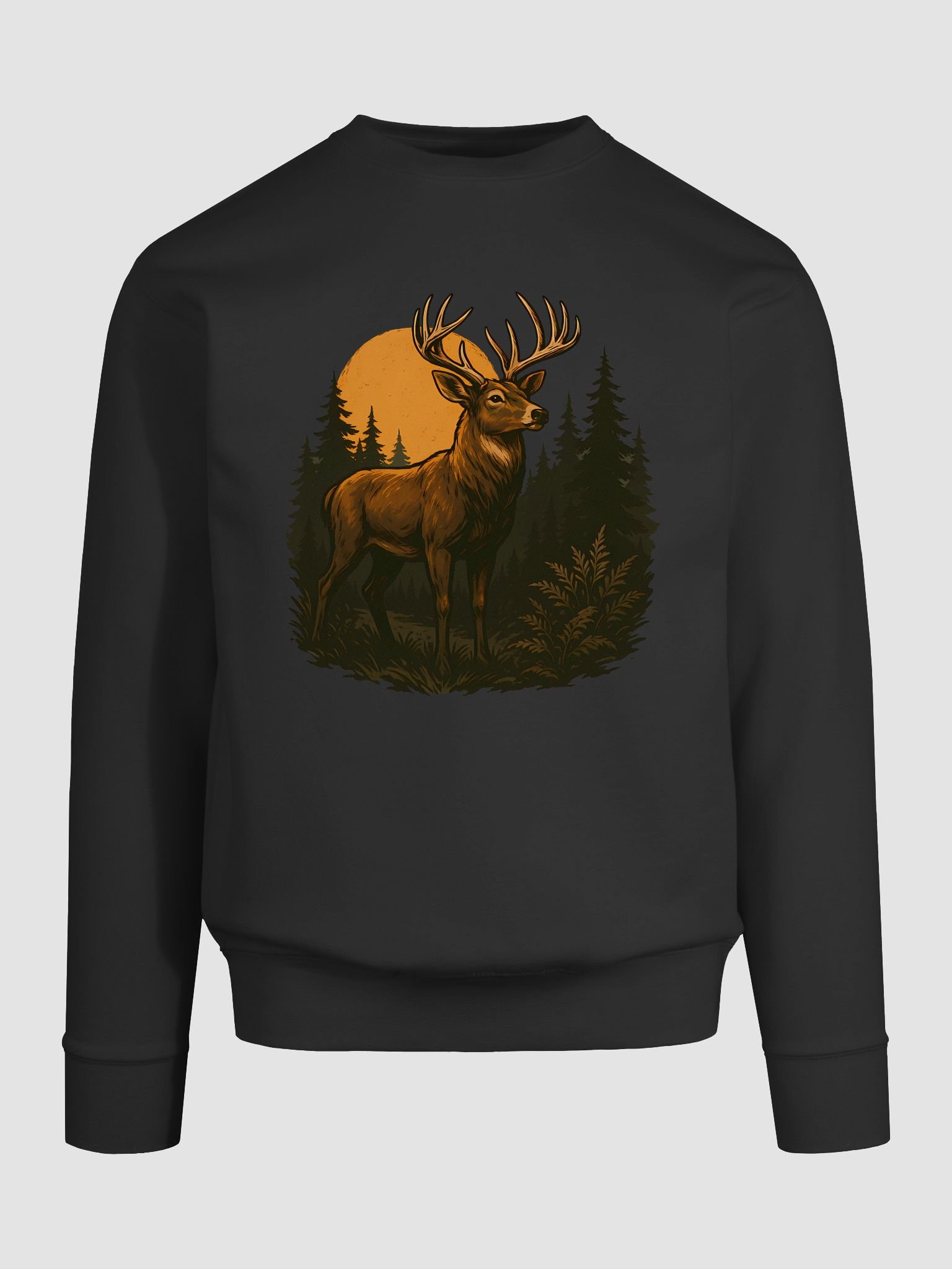 Rugged Deer Hunting Sweatshirt – Bold Antler Art for Outdoorsmen product image (9)