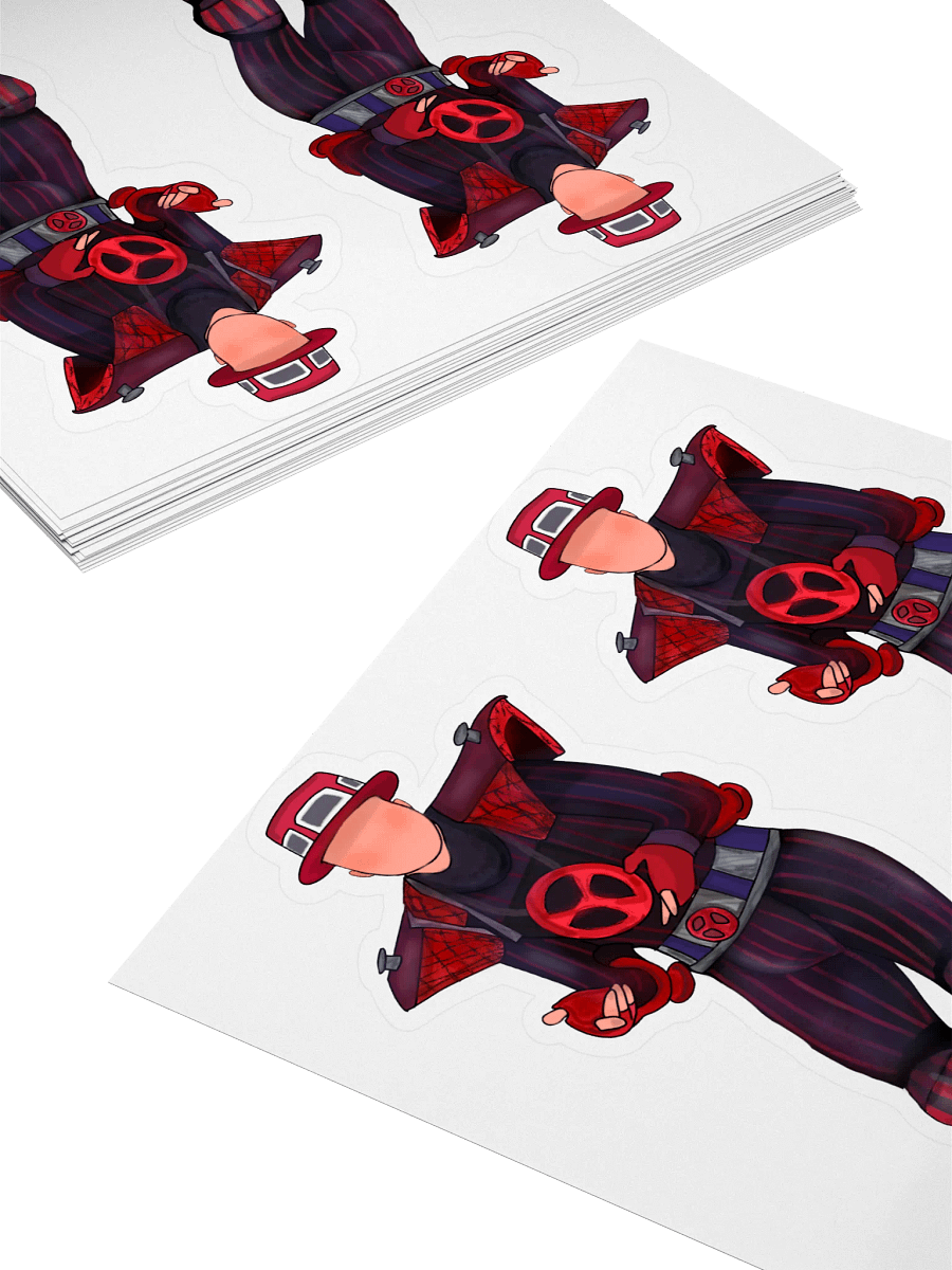 Red Caboose (C.B) 2x Sticker – Starlight Express product image (4)