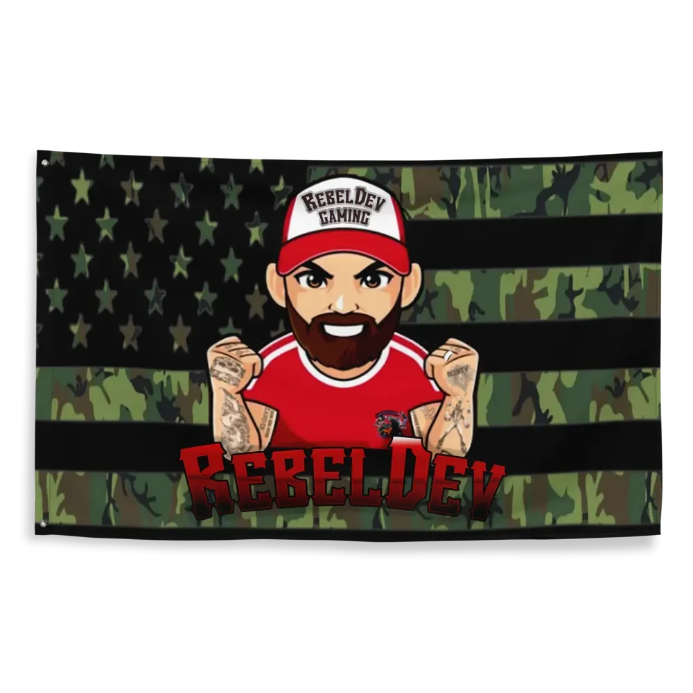 RebelDev camo flag product image (2)