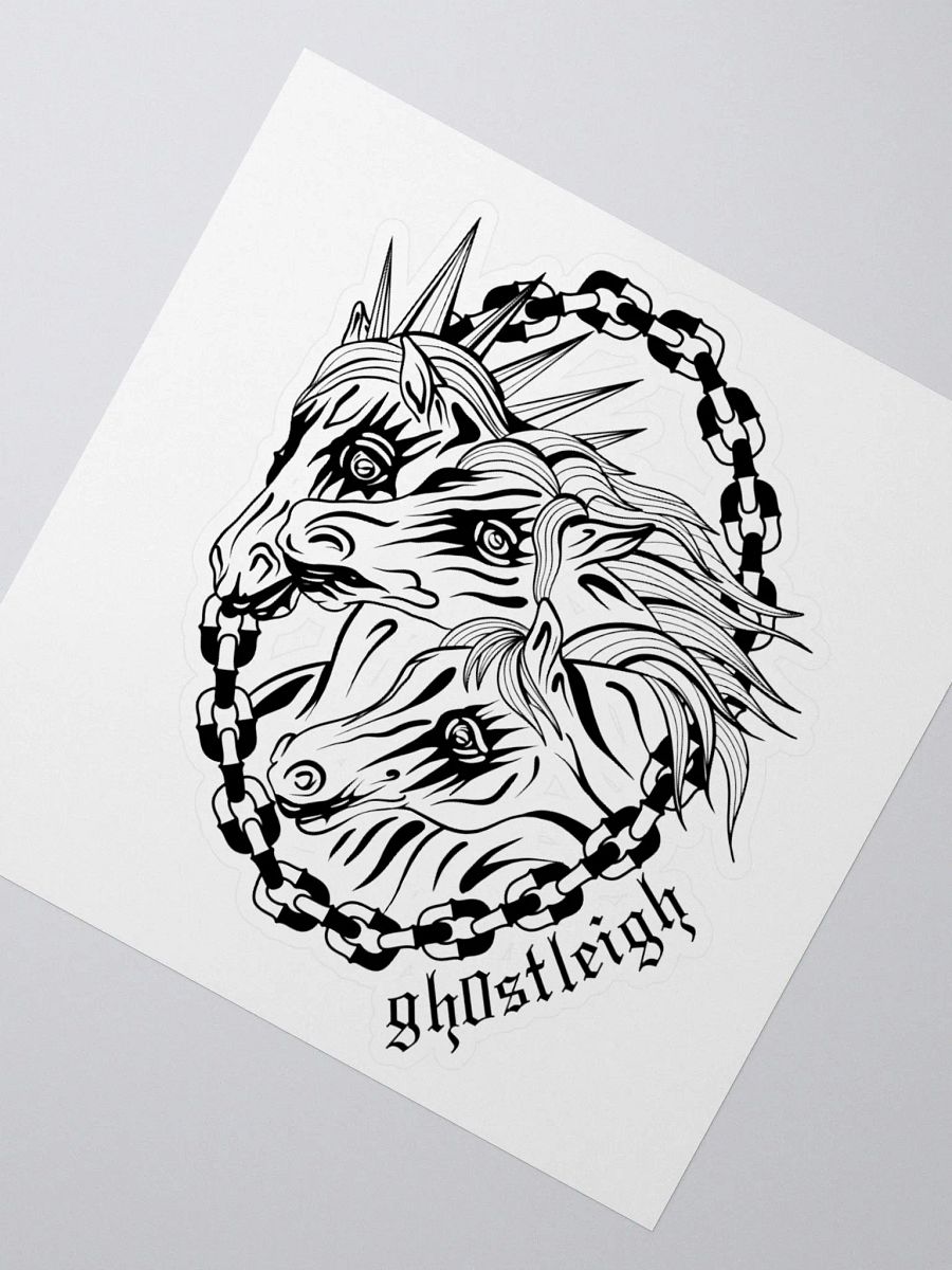 Yeehawnted Horses Sticker product image (5)