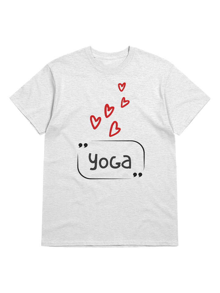 Love Yoga T-Shirt - Hearts Design product image (1)