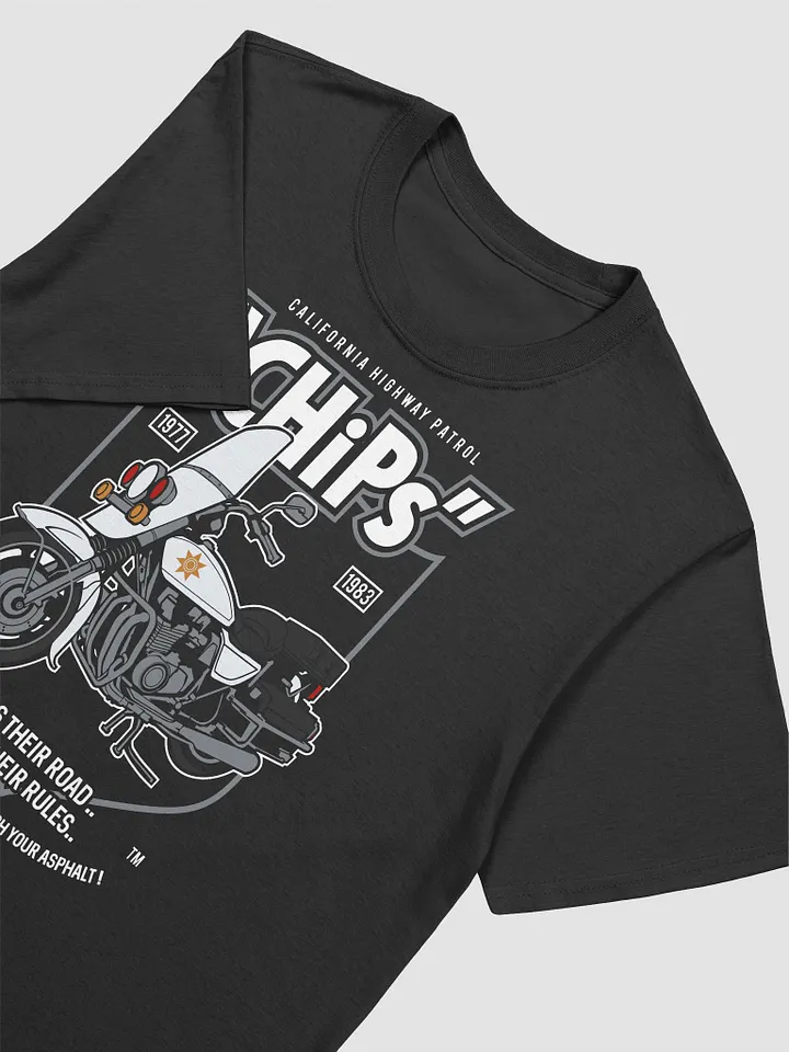 CHiPs Inspired Motorcycle Graphic T-Shirt product image (2)