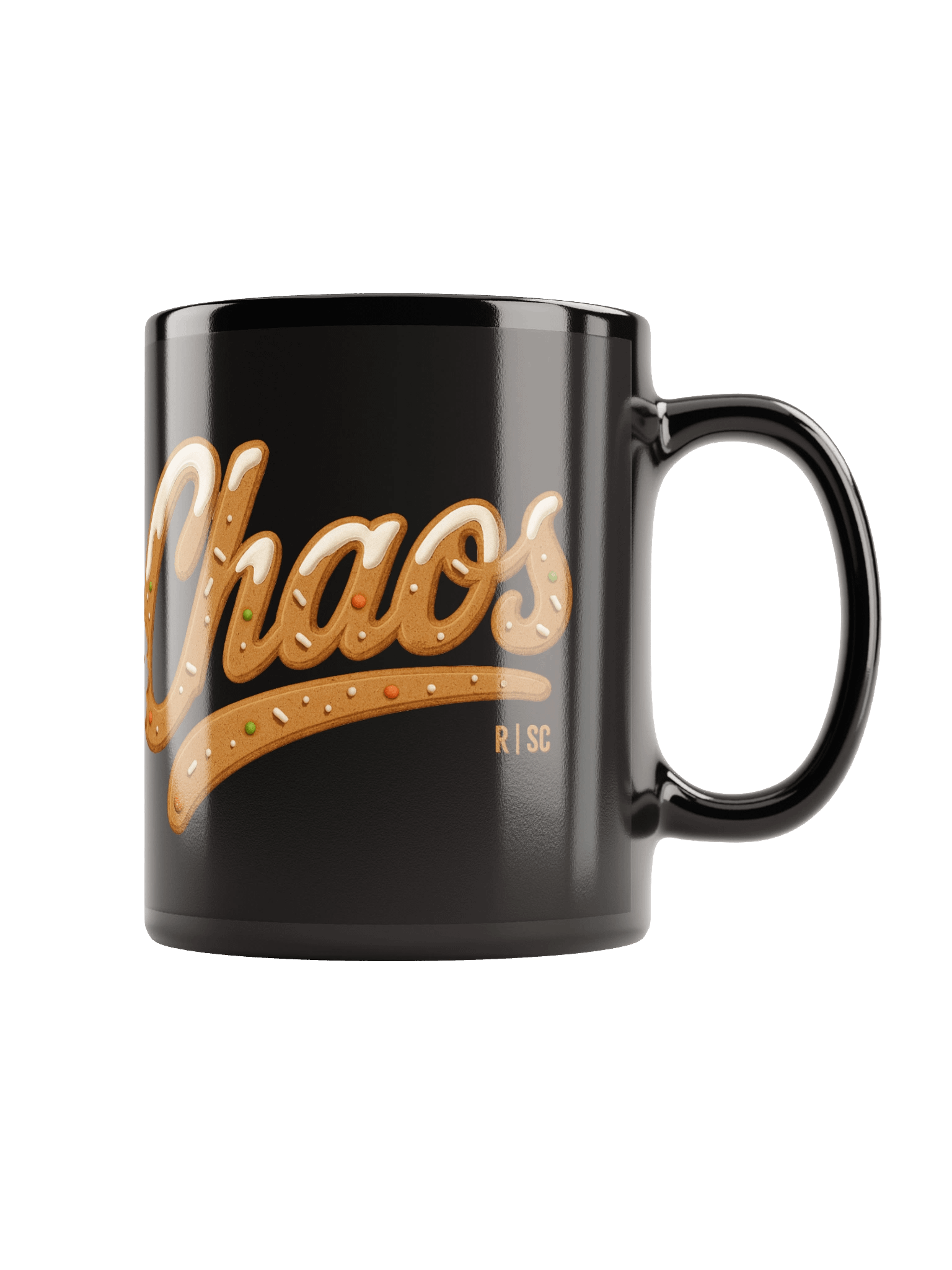 Gingeread Chaos Cookie Black Mug product image (1)