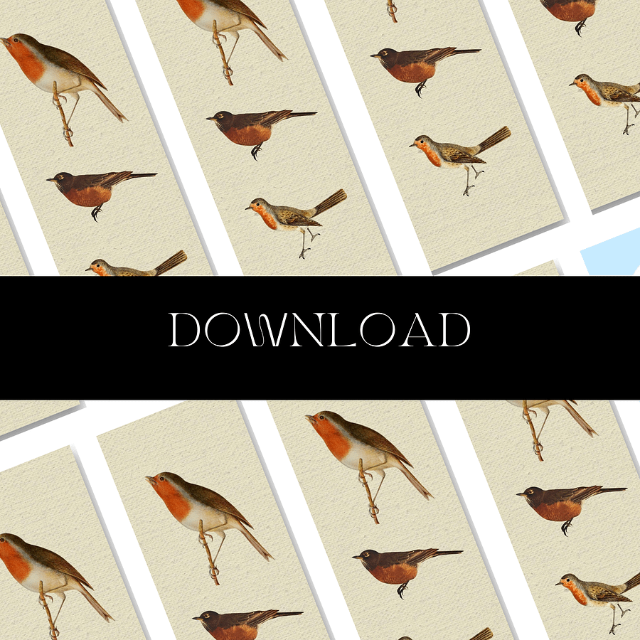 Robin Bookmark product image (8)