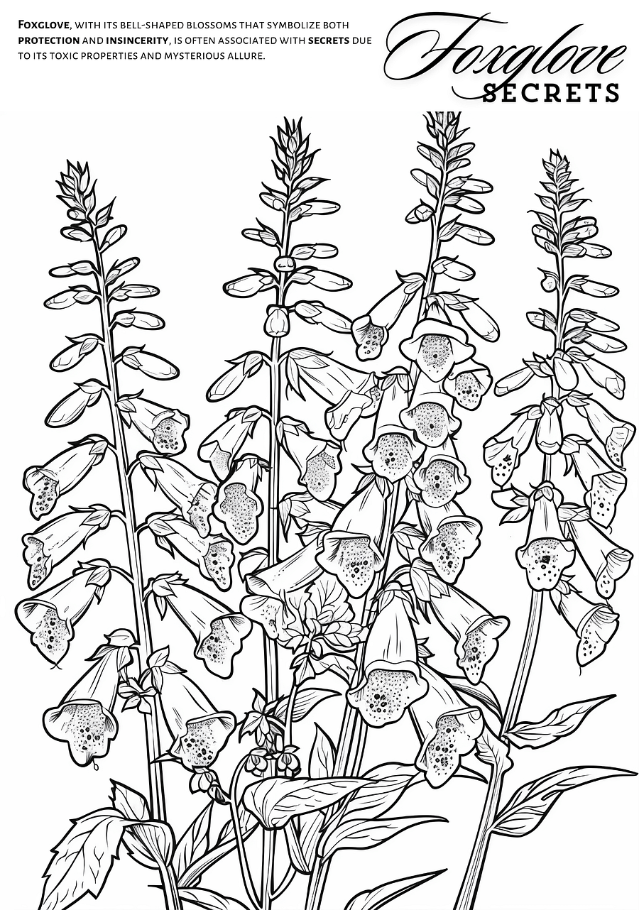 Flowers Coloring Book product image (5)