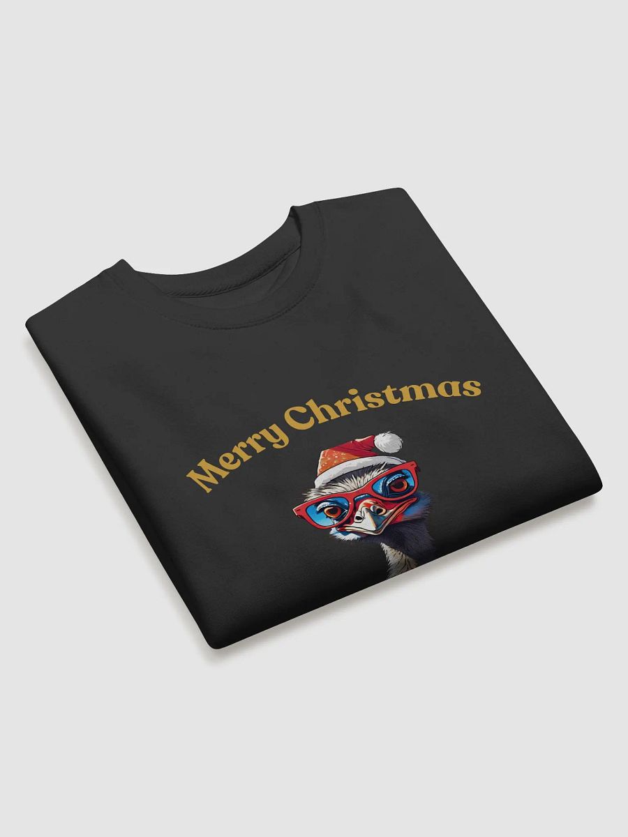 Festive Emu Merry Christmas Sweatshirt - Gold product image (3)