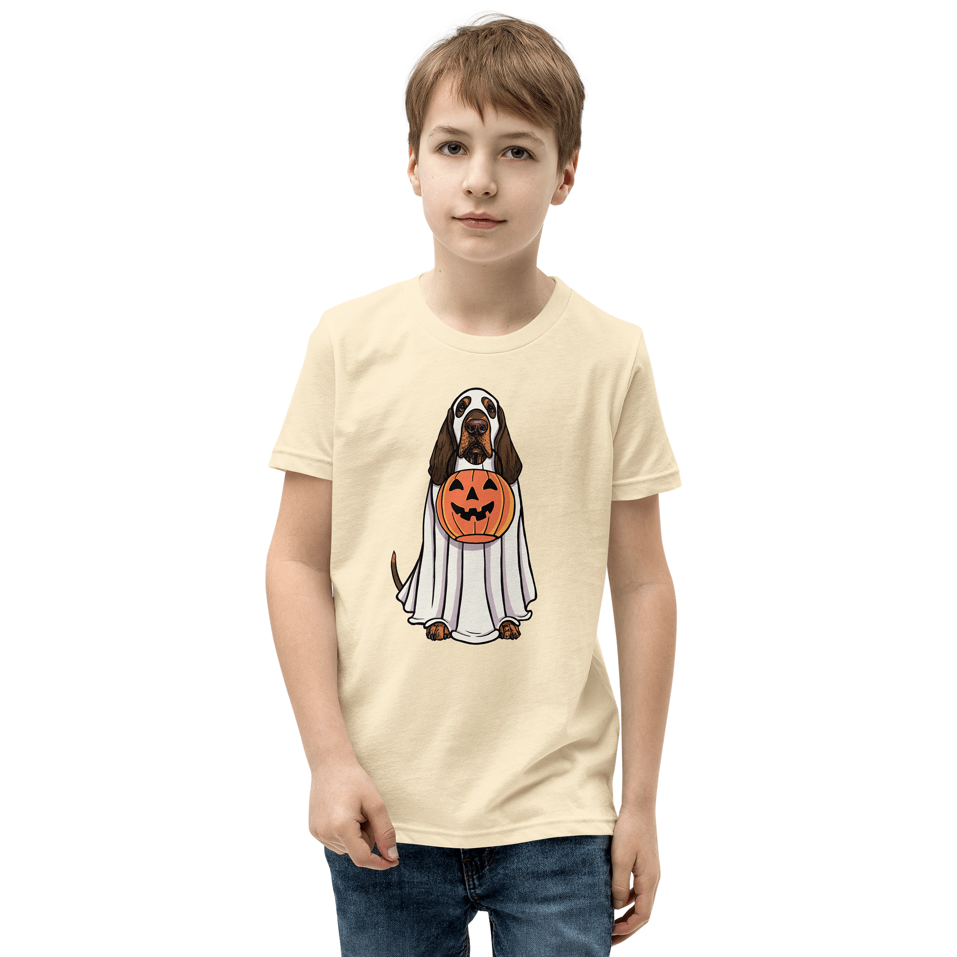 Halloween Bloodhound(Red & Tan) Youth T-Shirt product image (1)