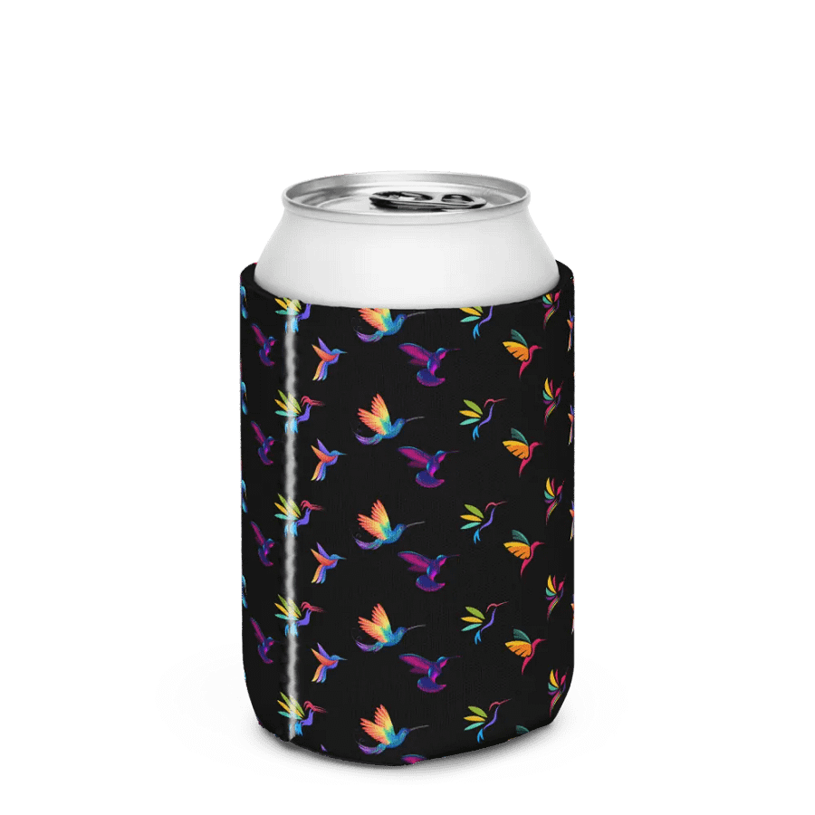 Vibrant Hummingbird Coozie Can Cooler product image (3)