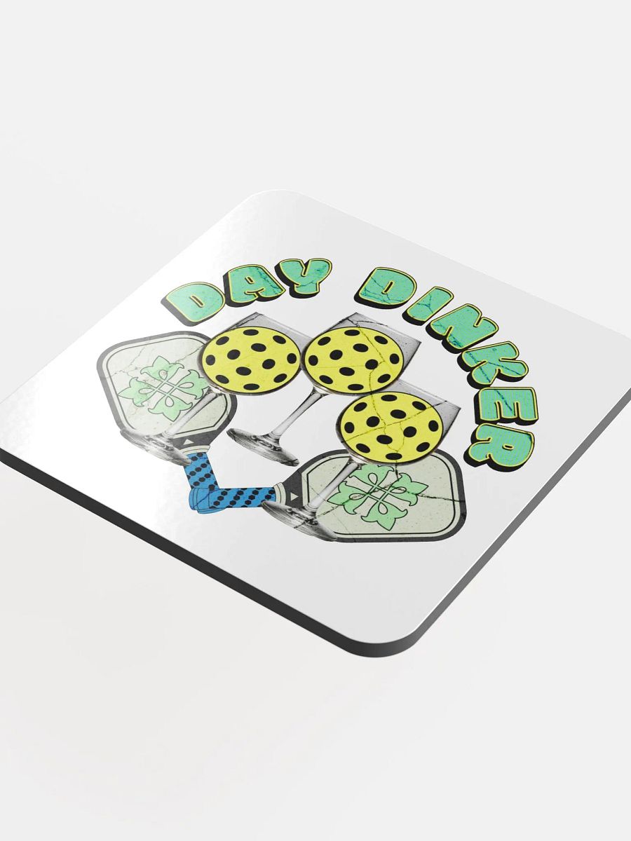 Day Dinker Pickleball Wine Coaster Set product image (4)