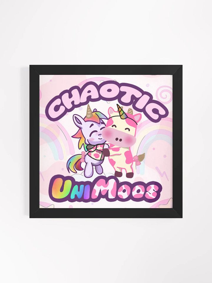 Chaotic Unimoo Framed Poster product image (1)