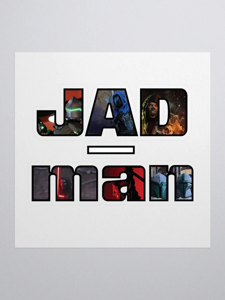 JAD-man Logo Sticker product image (3)