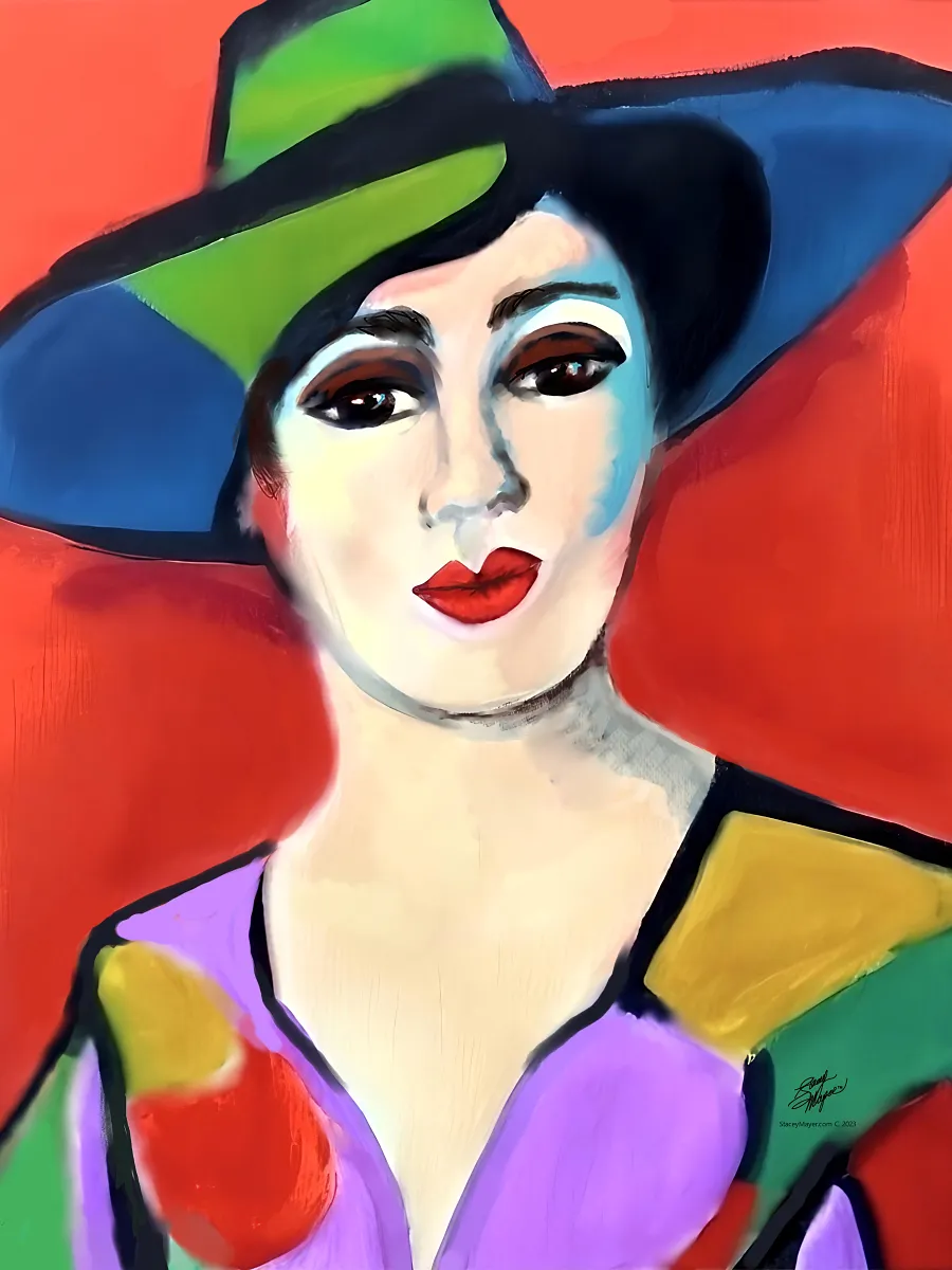 Donna with Hat Super Soft Tee-Shirt product image (8)
