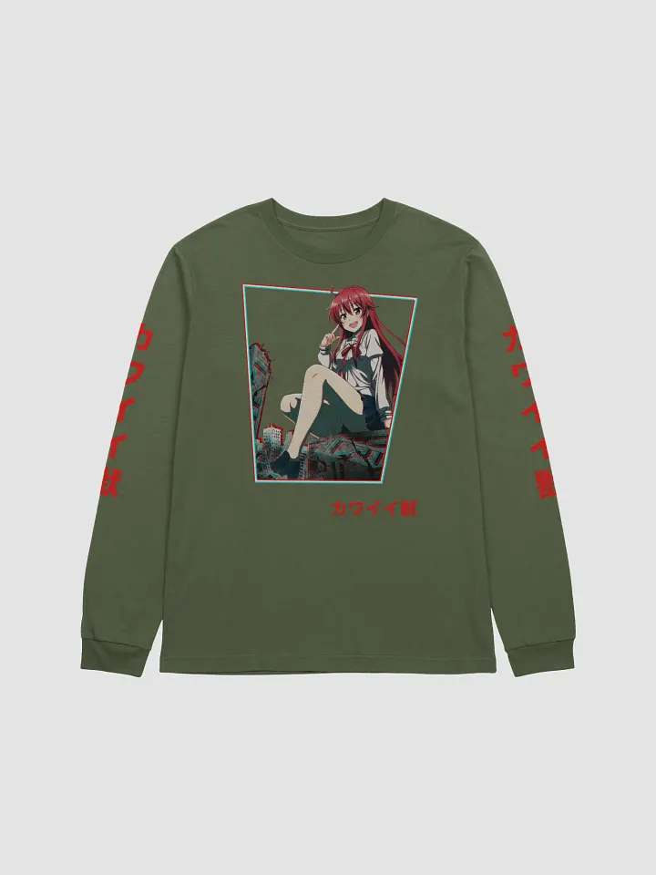 Kawaiiju Seeing Red Longsleeved Tee product image (13)