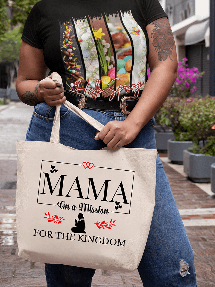 The Kingdom Mama Eco Tote Bag. product image (1)