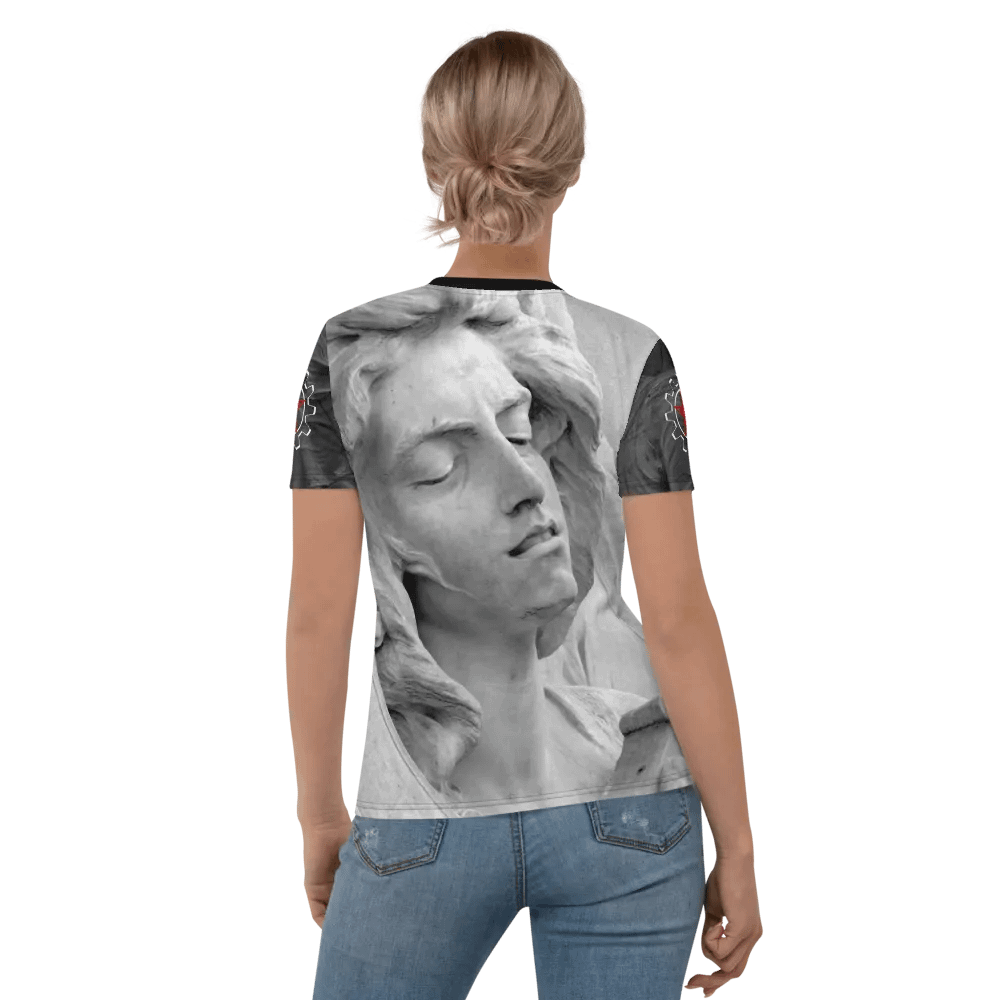 With The Hand On My Cross II Ladies Tee product image (2)