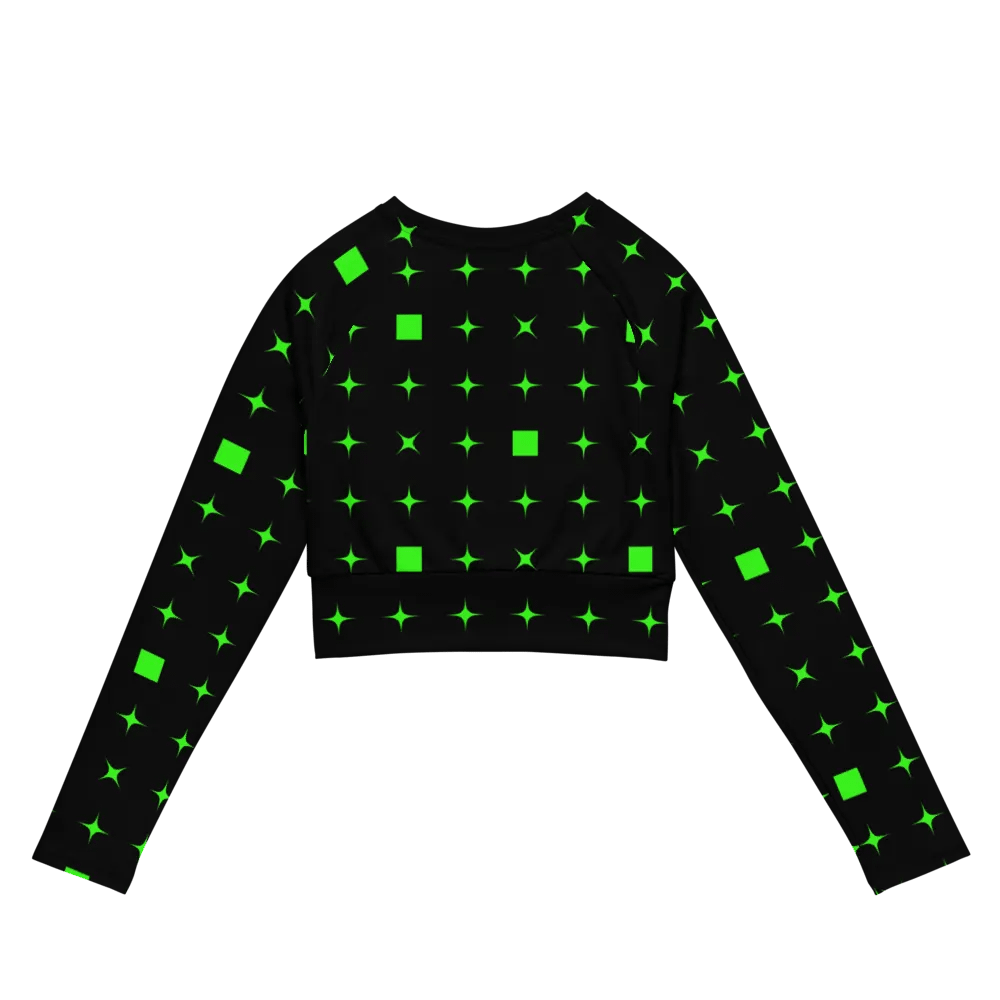 Midnight Galaxy Cropped Rash Guard product image (5)