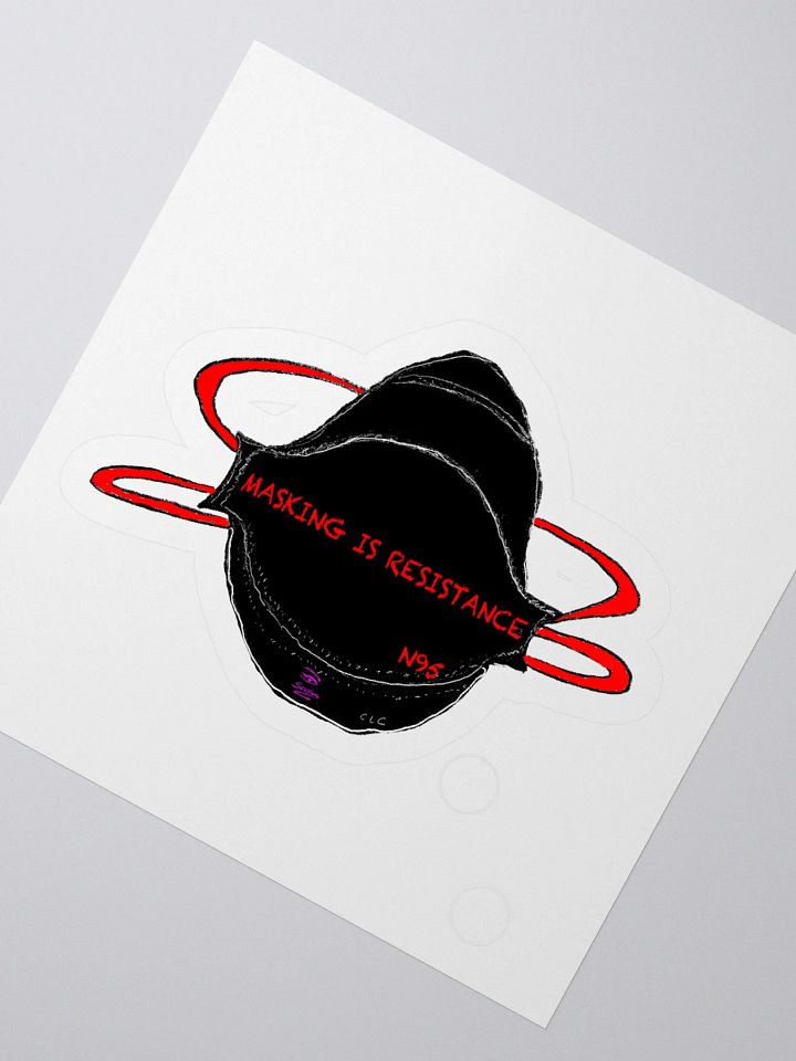 MASKING IS RESISTANCE Stickers product image (4)