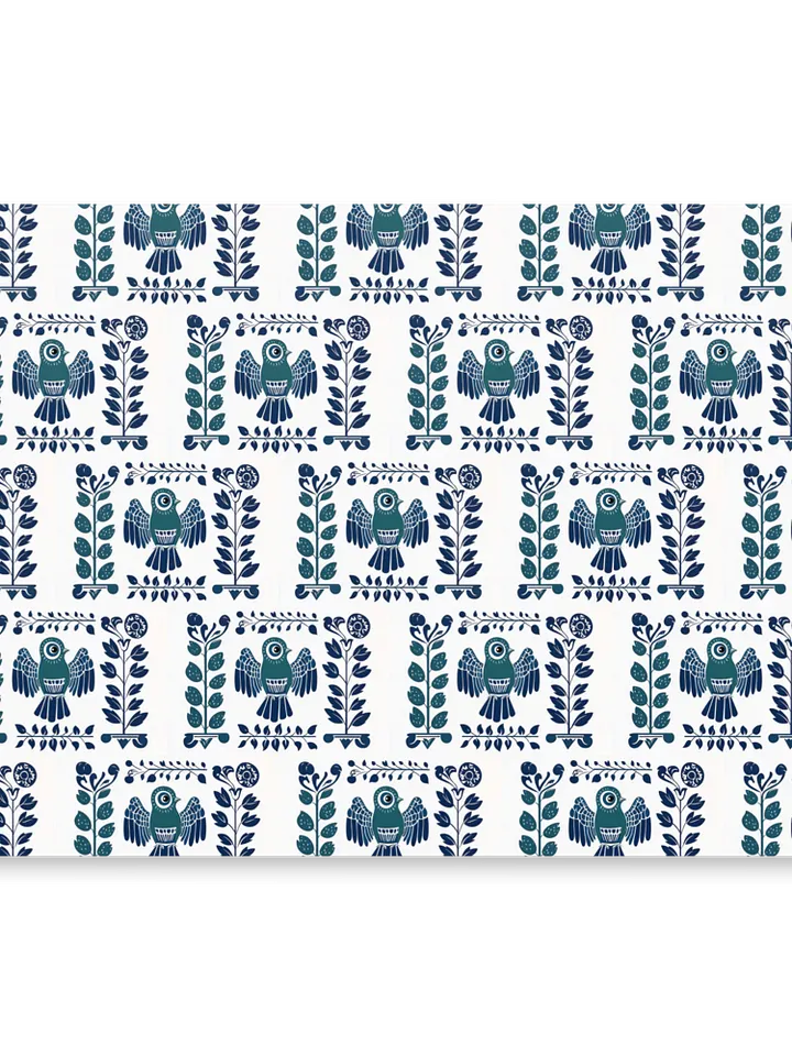 Folk Art Bird Wrapping Paper – A Touch of Tradition product image (2)