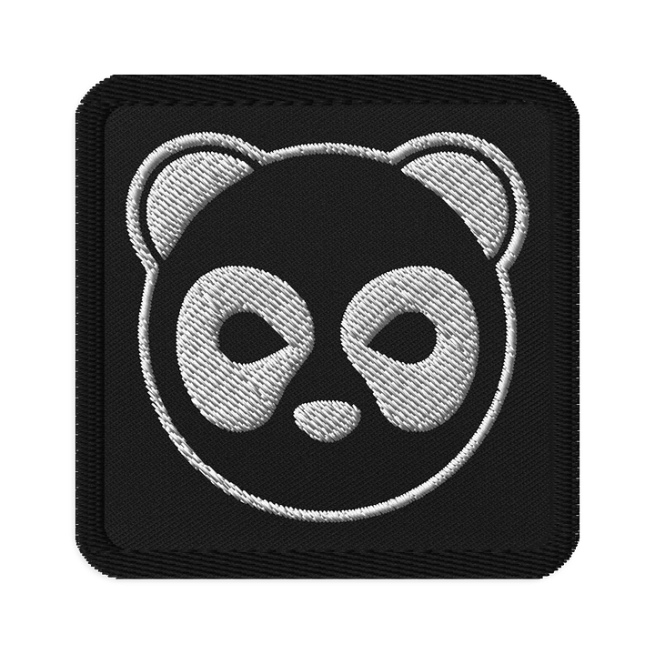 White Panda Logo Embrodiered Patch product image (1)