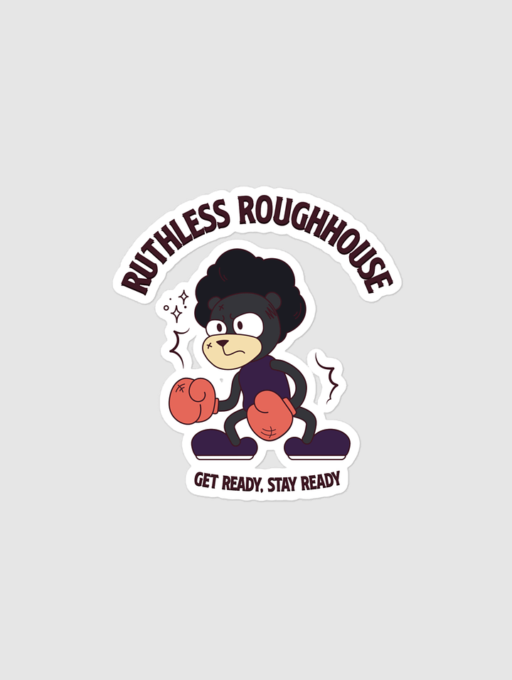 Retro Roughhouse - Bubble-free stickers product image (1)