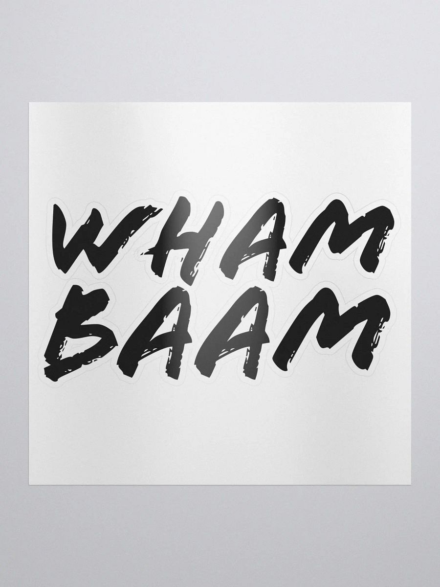BLACK LOGO STICKER product image (1)